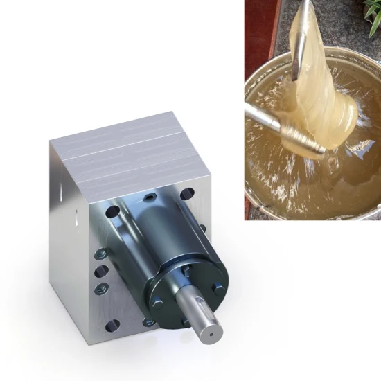 高&低粘度遠心作動油ケミカルポンプディーゼル水ミルク液体投与ポンプ水ギアポンプホットメルト計量ポンプ